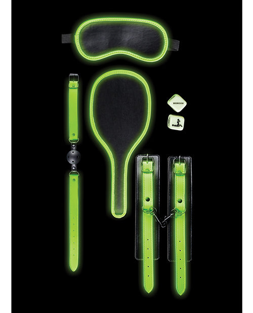 Shots Ouch Glow In The Dark Bondage Kit