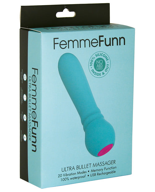A person holding a pink, bullet-shaped vibrator against their skin.