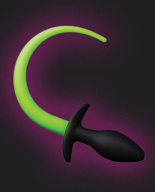 Shots Ouch Glow In The Dark Puppy Tail Plug