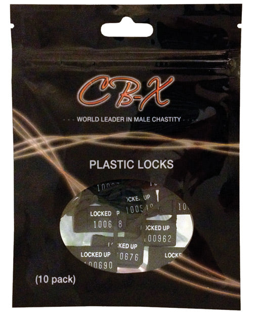 Single-Use Individually Numbered Plastic Locks