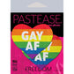 Pastease Gay AF Heart Pasties