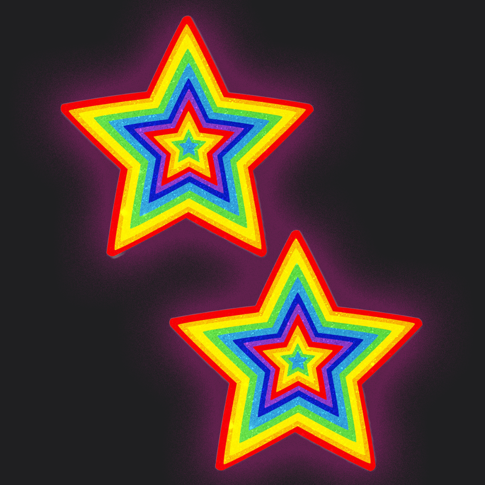 Pastease Rainbow Star Pasties
