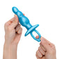 b-Vibe Butties Bounce Beaded Tapered Plug - Blue