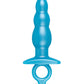 b-Vibe Butties Bounce Beaded Tapered Plug - Blue