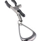 Sportsheets Velvet Noir Tuggable Nipple Clamps on a white background
