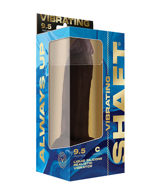 Shaft Liquid Silicone 9.5" Vibrating Dildo