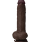 Shaft Liquid Silicone 9.5" Vibrating Dildo