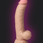 Shaft Liquid Silicone 9.5" Vibrating Dildo