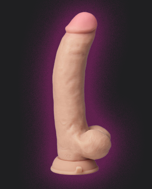 Shaft Liquid Silicone 9.5" Vibrating Dildo