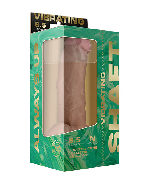 Shaft Liquid Silicone 8.5" Vibrating Dildo