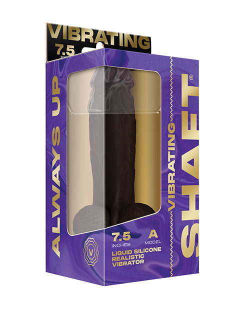 Shaft Liquid Silicone 7.5" Vibrating Dildo