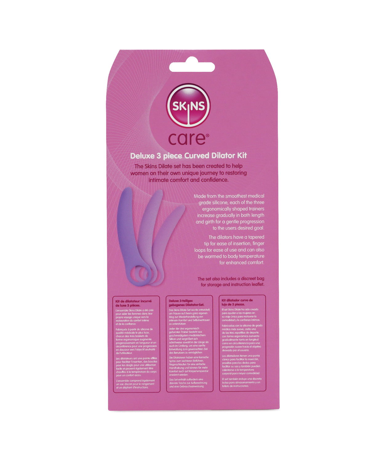 Skins Care Medium - Large Curved Dilators - 3 pc Set