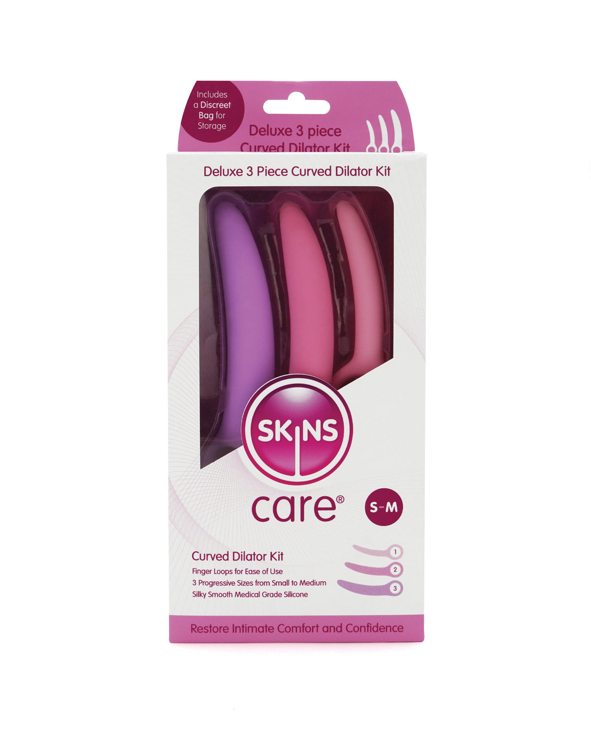Skins Care Small - Medium Curved Dilators - 3 pc Set