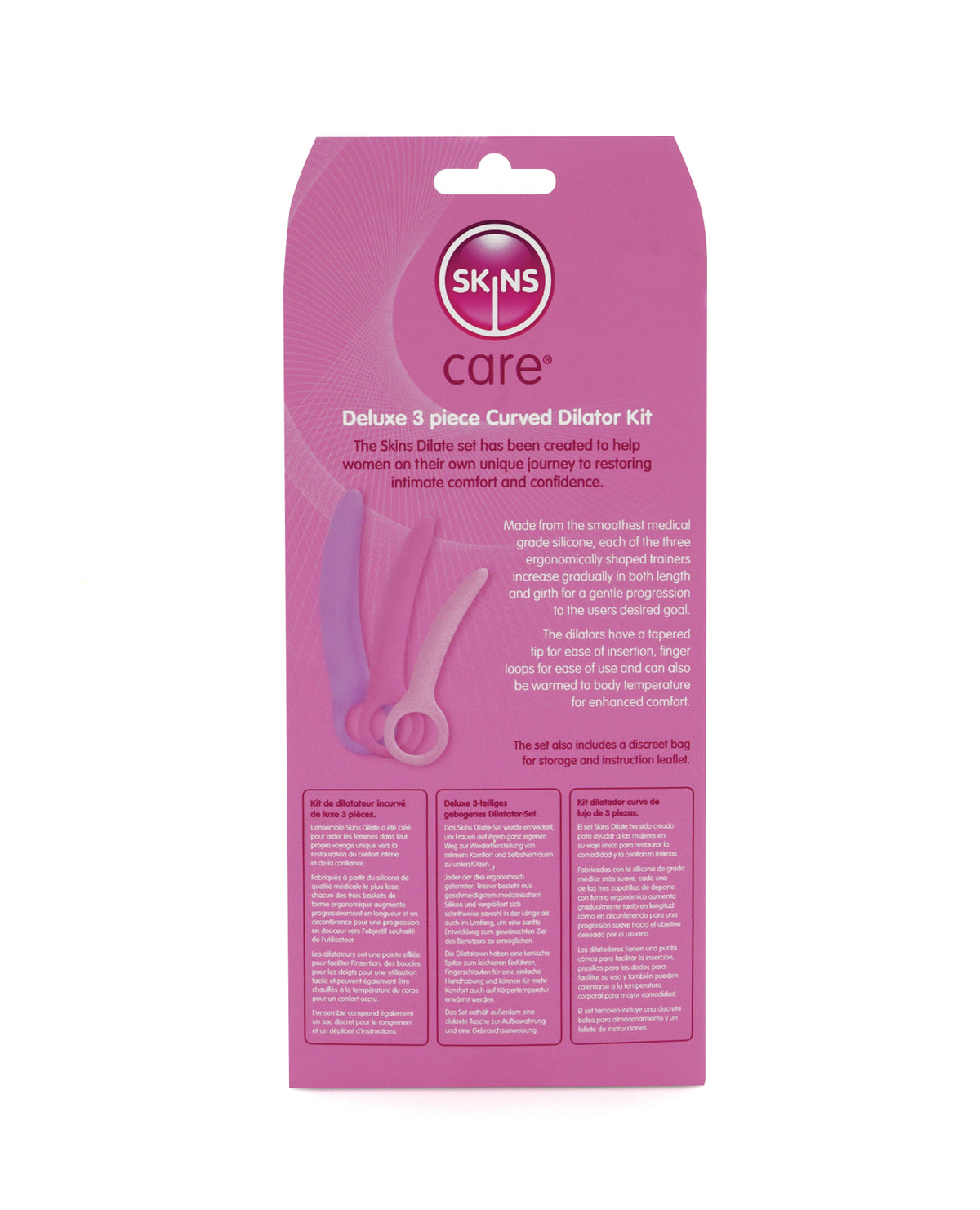 Skins Care Small - Medium Curved Dilators - 3 pc Set