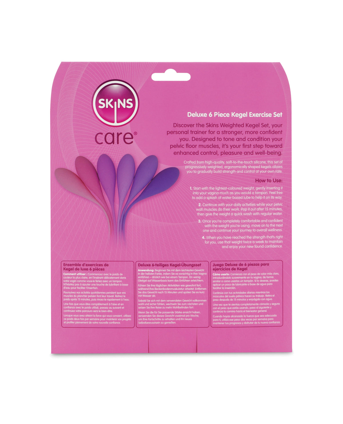 Skins Care Kegel Exercise Set - 6 pc Set