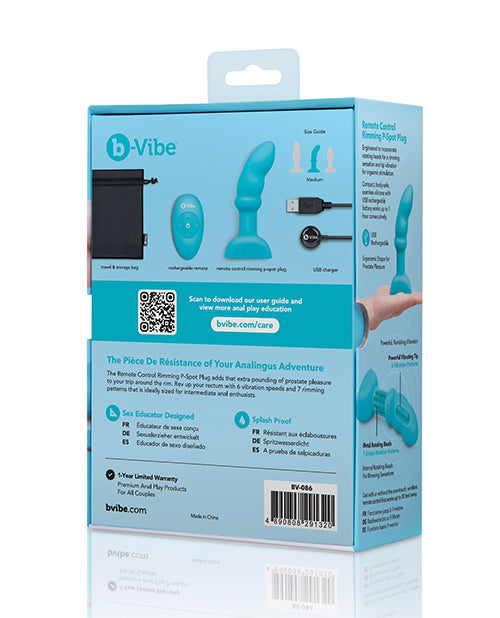 b-Vibe Remote Control Rimming P-Spot Plug