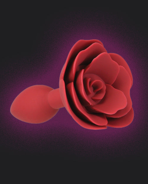 Lux Active Red Rose Silicone Anal Plug