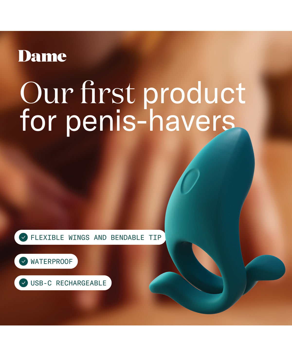 Dame Hug Vibrating Couples Ring - Fir