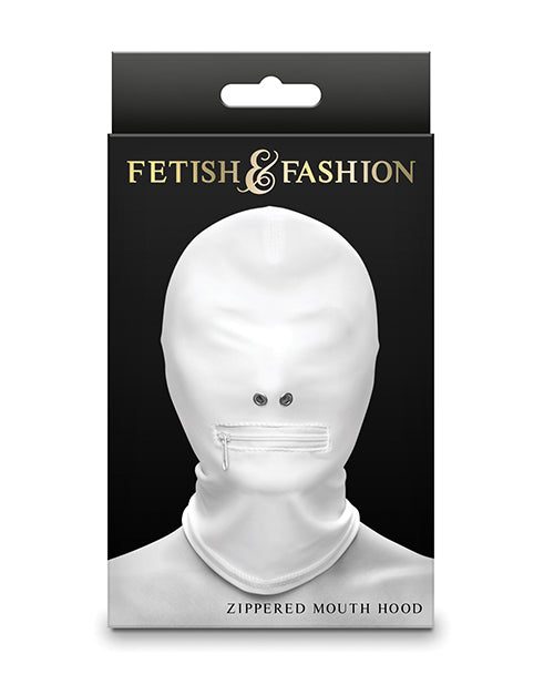 Fetish & Fashion Zippered Mouth Hood white box