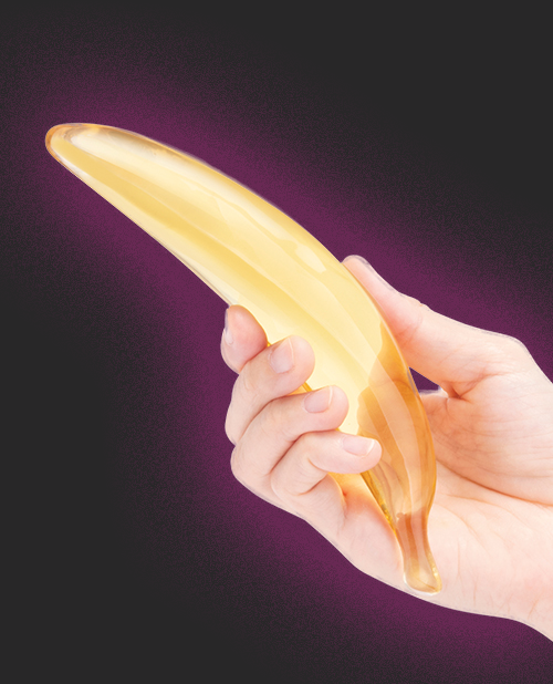 Glas Banana Joy Glass Dildo