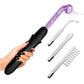 Master Series Elektrawand Rechargeable Violet Wand w/Attachments - Black