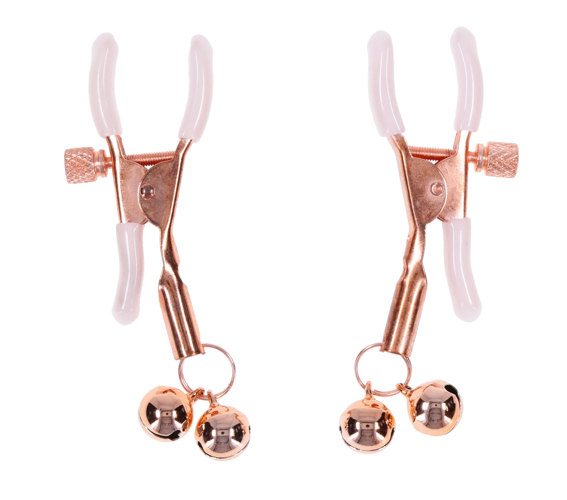 Peaches 'n CreaMe Bell Nipple Clamps Bedroom Besties close up