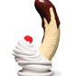 Simply Sweet Chocolate Dipped Banana Split Premium Silicone Dildo