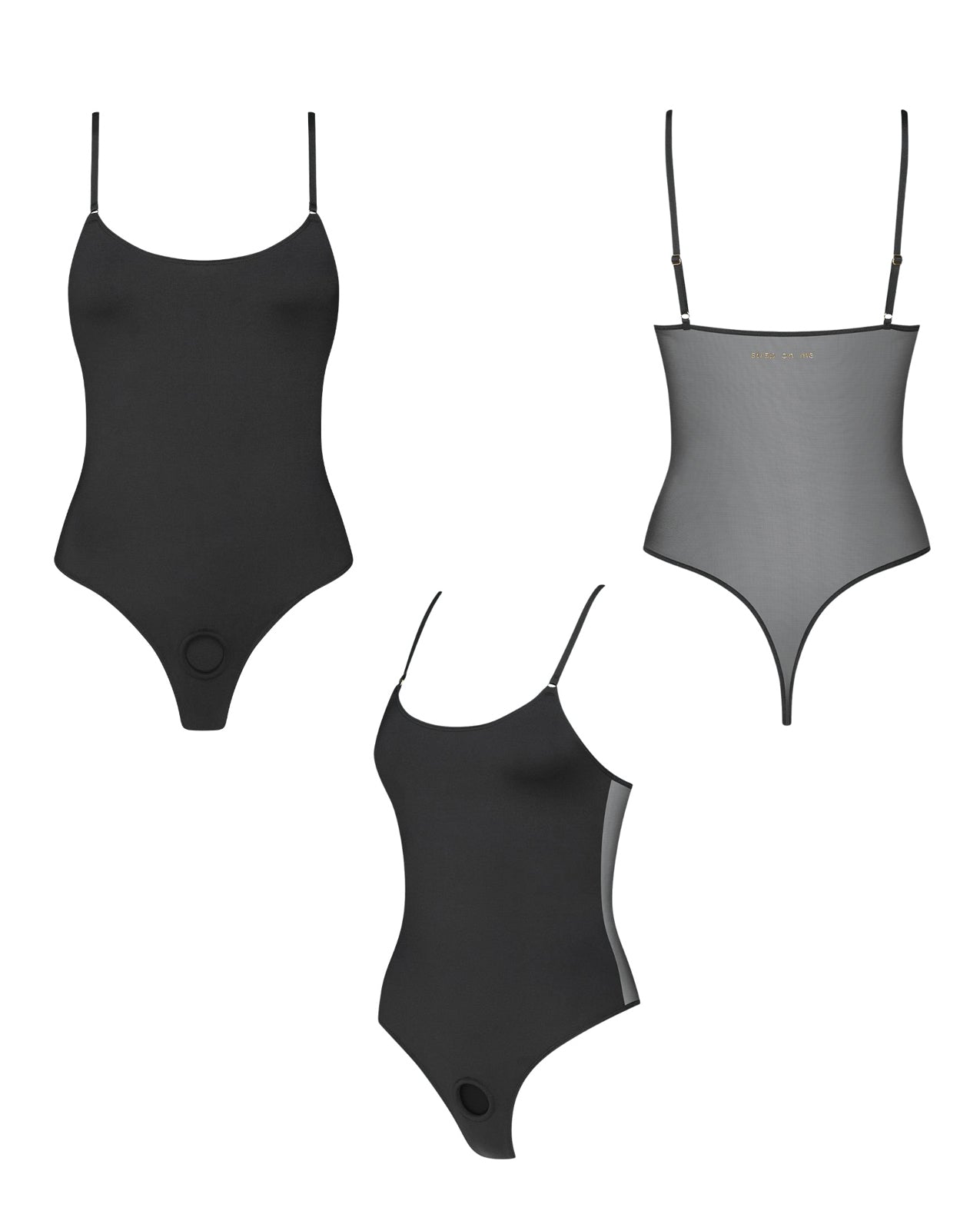 Three Strap On Me Signature Strap On Harness  on a white background