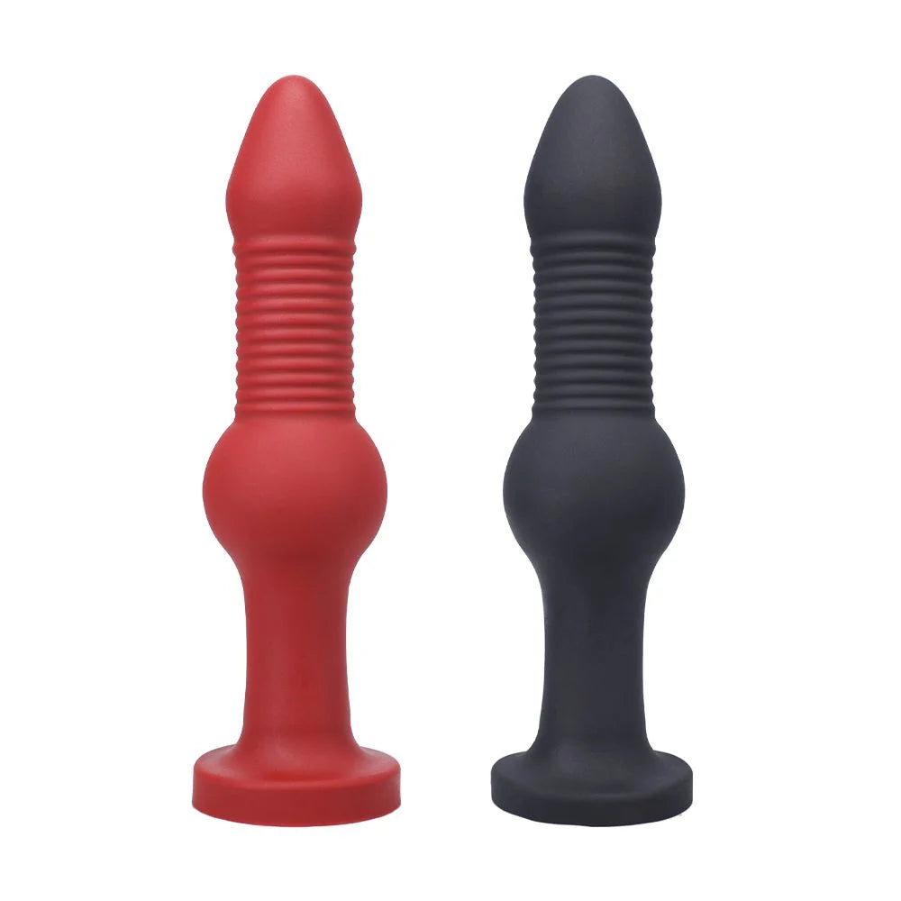 Tantus Fido Dildo red and black