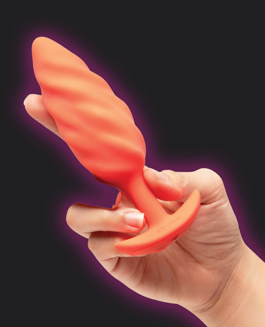 b-Vibe Swirl Texture Plug Bedroom Besties