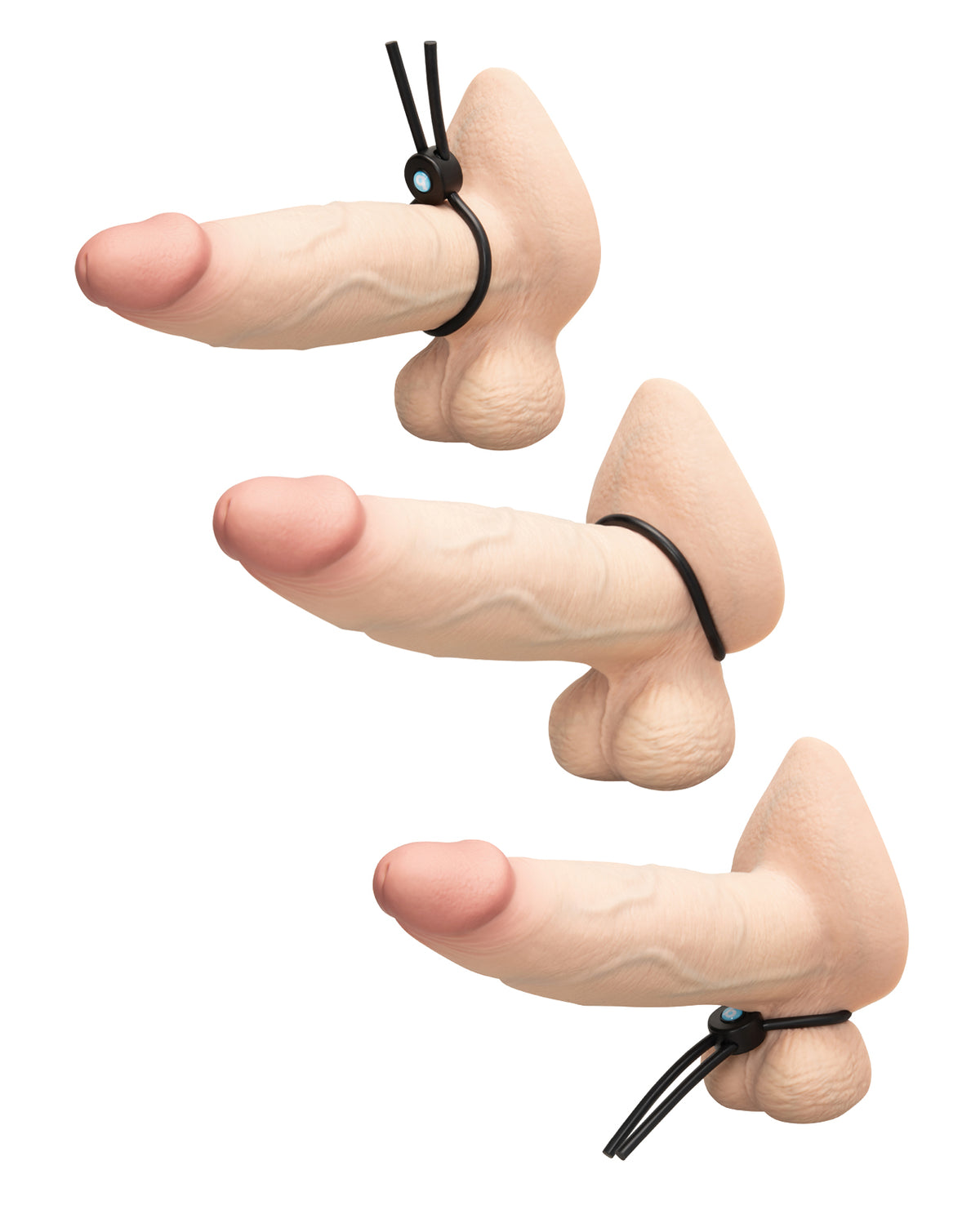 b-Vibe Lasso Grip Fully Adjustable Silicone Cock Ring