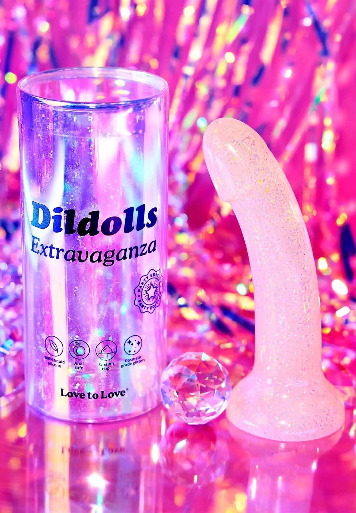 Love to Love Extravaganza Gold Dildoll Dildo