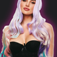 Pleasure Wigs Pastel Rainbow Ella Wig