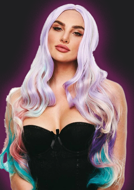Pleasure Wigs Pastel Rainbow Ella Wig