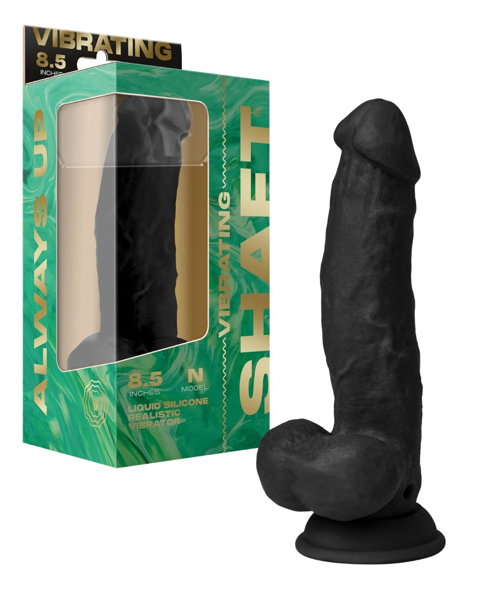 Shaft Liquid Silicone 8.5" Vibrating Dildo