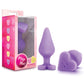 Blush Naughty Candy Heart Plugs