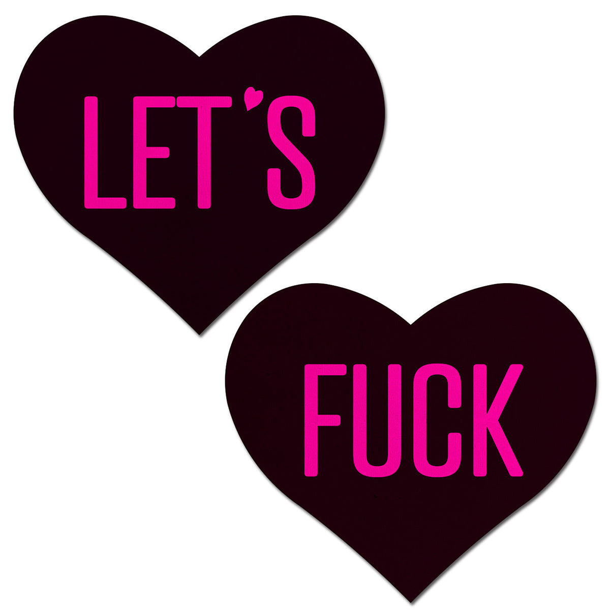 Pastease Let's Fuck Heart Pasties