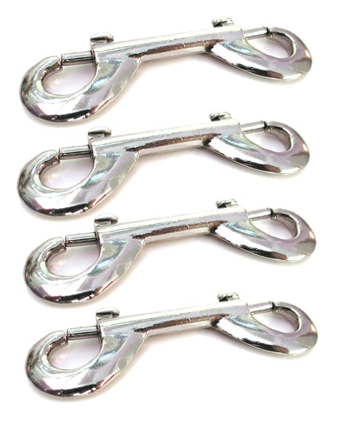 KinkLab Nickel-Plated Snap Hooks Four Pack