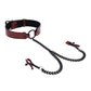Saffron Collar w/Chain Nipple Clamps