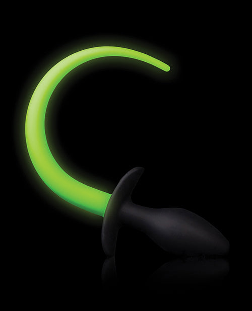 Shots Ouch Glow In The Dark Puppy Tail Plug