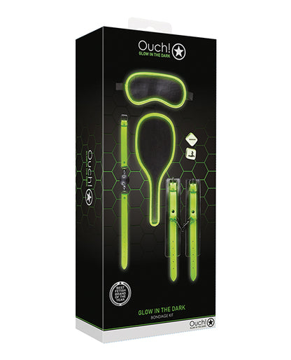 Shots Ouch Glow In The Dark Bondage Kit
