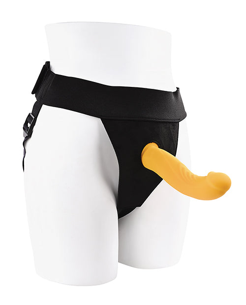 Gender X Sweet Embrace Vibrating Dildo W/ Harness