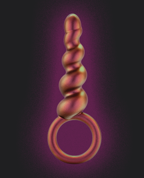 Blush Matrix Spiral Loop Plug