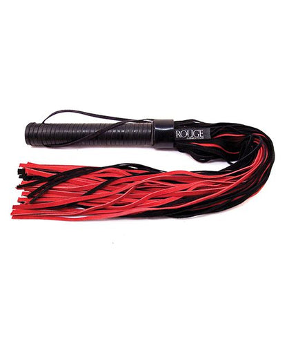 Rouge Suede Flogger w/Leather Handle