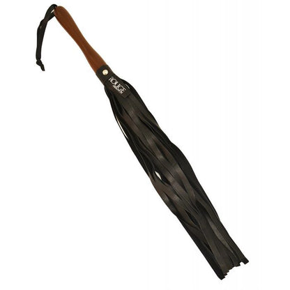 Rouge Leather Flogger w/Wooden Handle