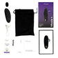 We-Vibe Moxie+ Underwear Vibe satin black remote and packaging