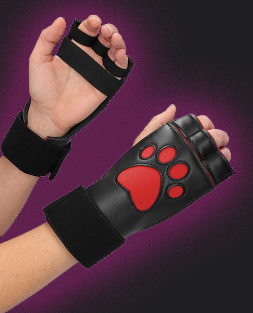 Shots Ouch Puppy Play Paw Cut-out Gloves